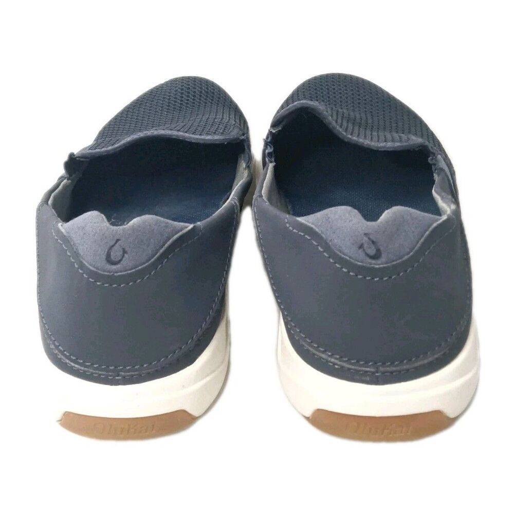 OLUKAI Lae‘ahi Breathable Slip-On Shoes Men's Size 12 Deep Blue Retail $120 - Picture 5 of 8
